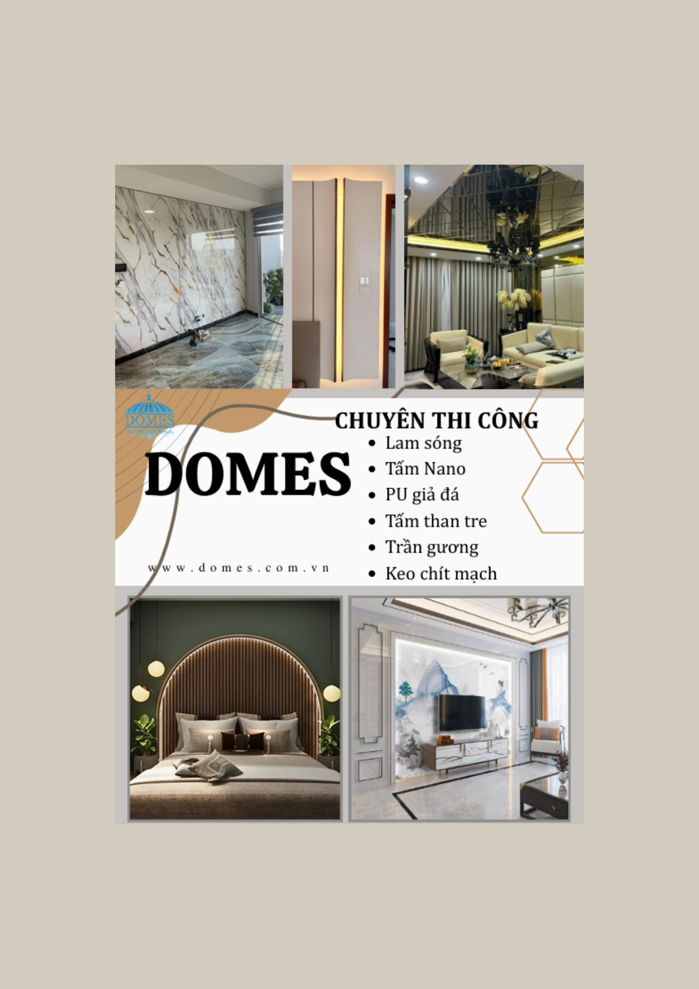 HẠNG  MỤC THI CÔNG_DOMES